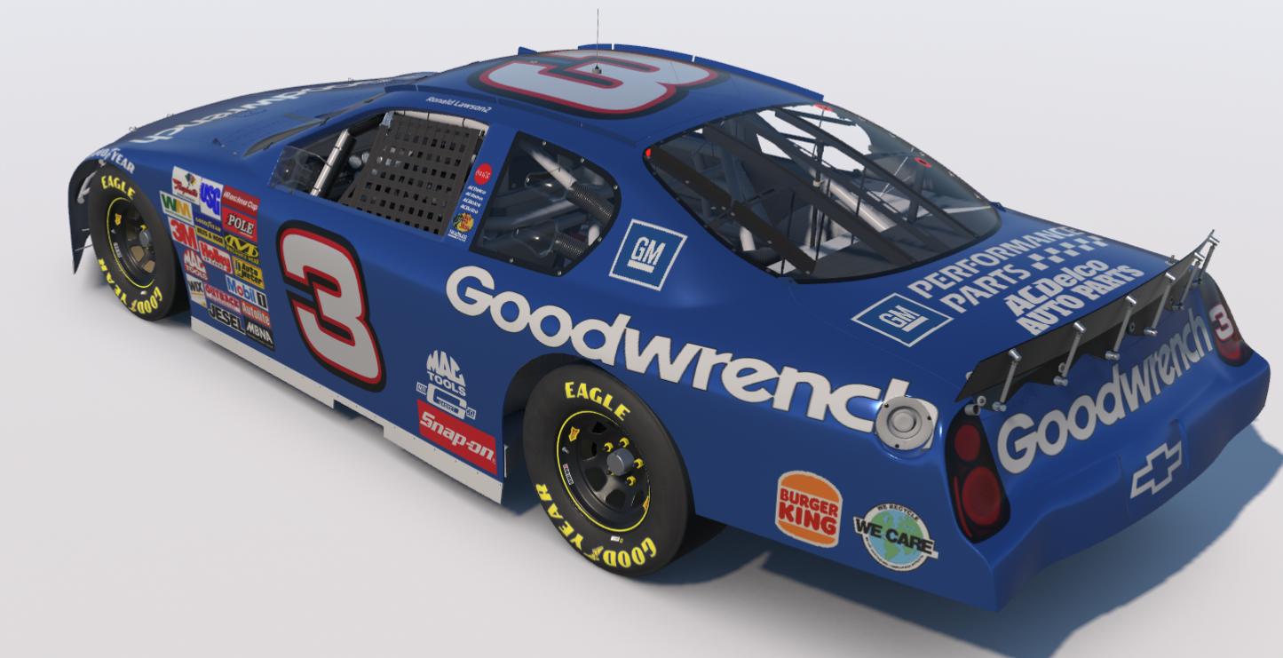 Preview of GM Concept Blue Dale Earnhardt GM Goodwrench Gen 4 Chevrolet Monte Carlo 2003 by Ronald Lawson2