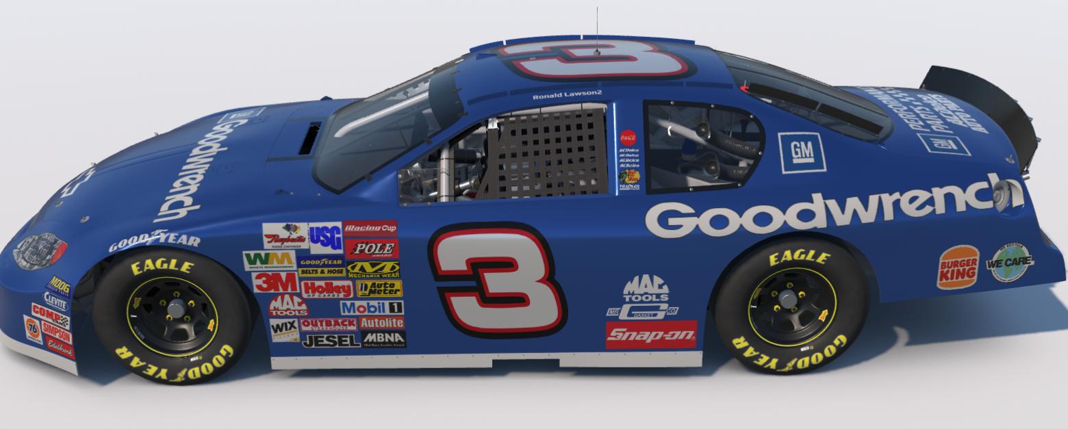 Preview of GM Concept Blue Dale Earnhardt GM Goodwrench Gen 4 Chevrolet Monte Carlo 2003 by Ronald Lawson2