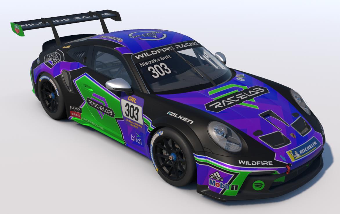 Preview of Wildfire Racing (Devon Allies) Porsche 992 GT3 Cup (GRL 2025) by Sean Nisizaka Smit