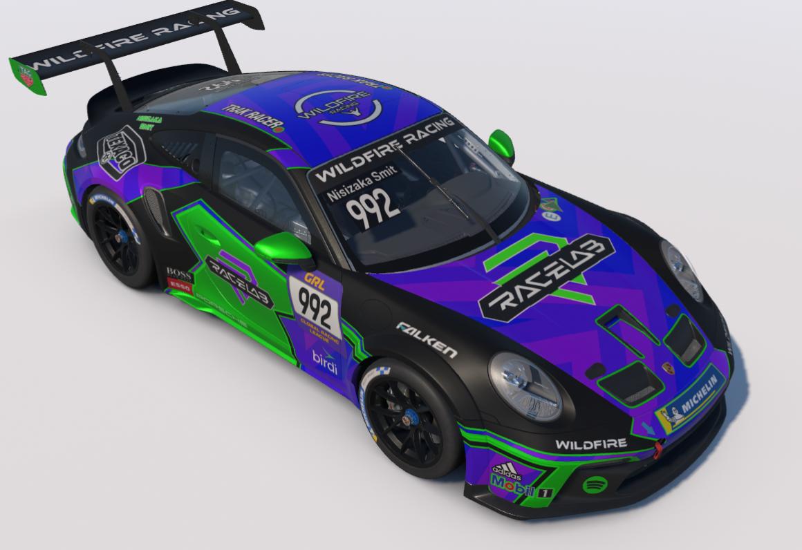 Preview of Wildfire Racing (Sean Nisizaka Smit) Porsche 992 GT3 Cup (GRL 2025) by Sean Nisizaka Smit