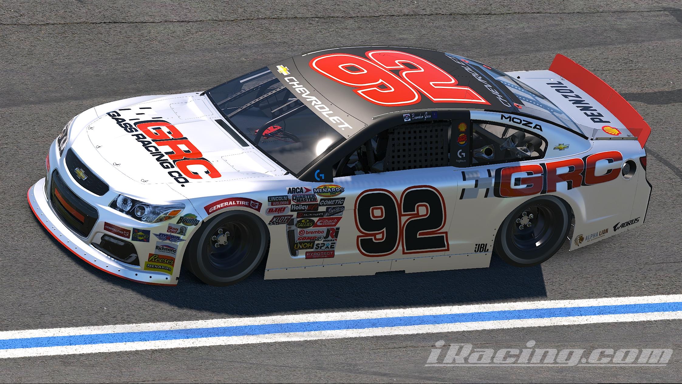 Preview of Brandon Gass "Blacktop" ARCA Personal Paint by Brandon G.