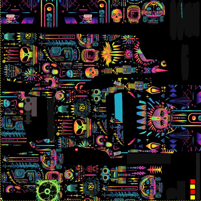 Preview of neon skull xfinity supra minnymoist by Josh Most