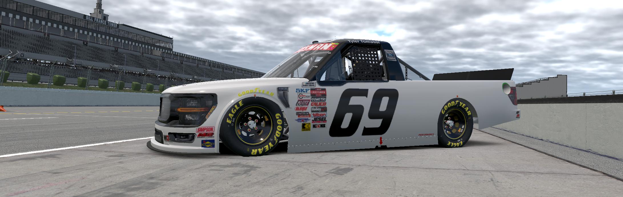 Preview of 2025 Tyler Tomassi #69 | Craftsman Trucks @ Pocono by Miranda R.