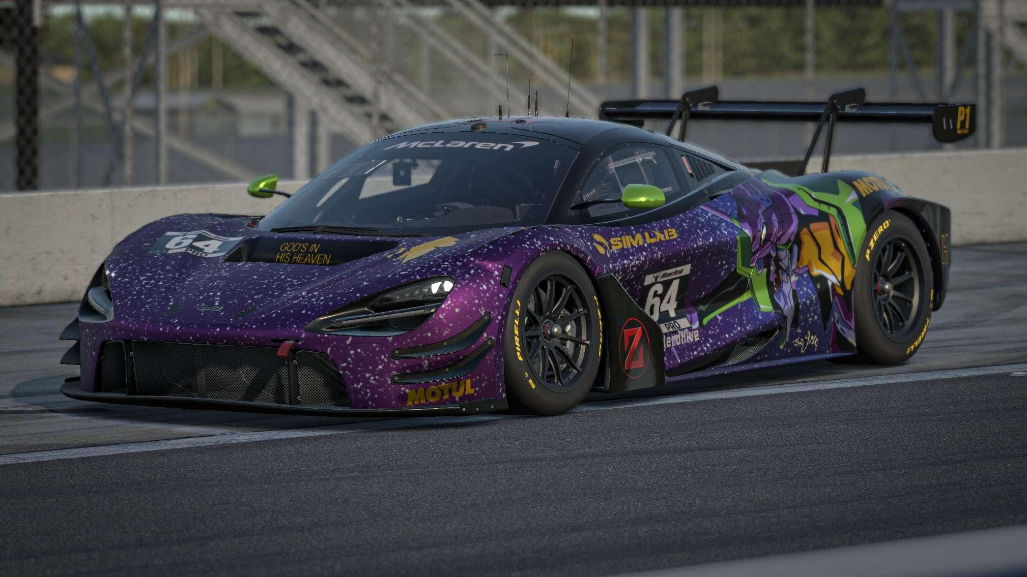 Preview of Neon Genesis Evangelion - Mclaren 720s G3 EVO by Szymon Pietraszko