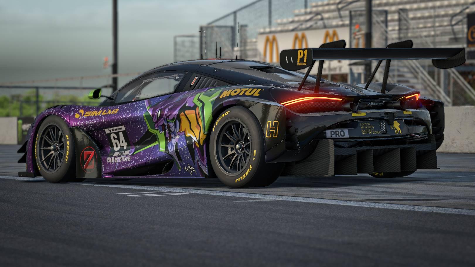 Preview of Neon Genesis Evangelion - Mclaren 720s G3 EVO by Szymon Pietraszko