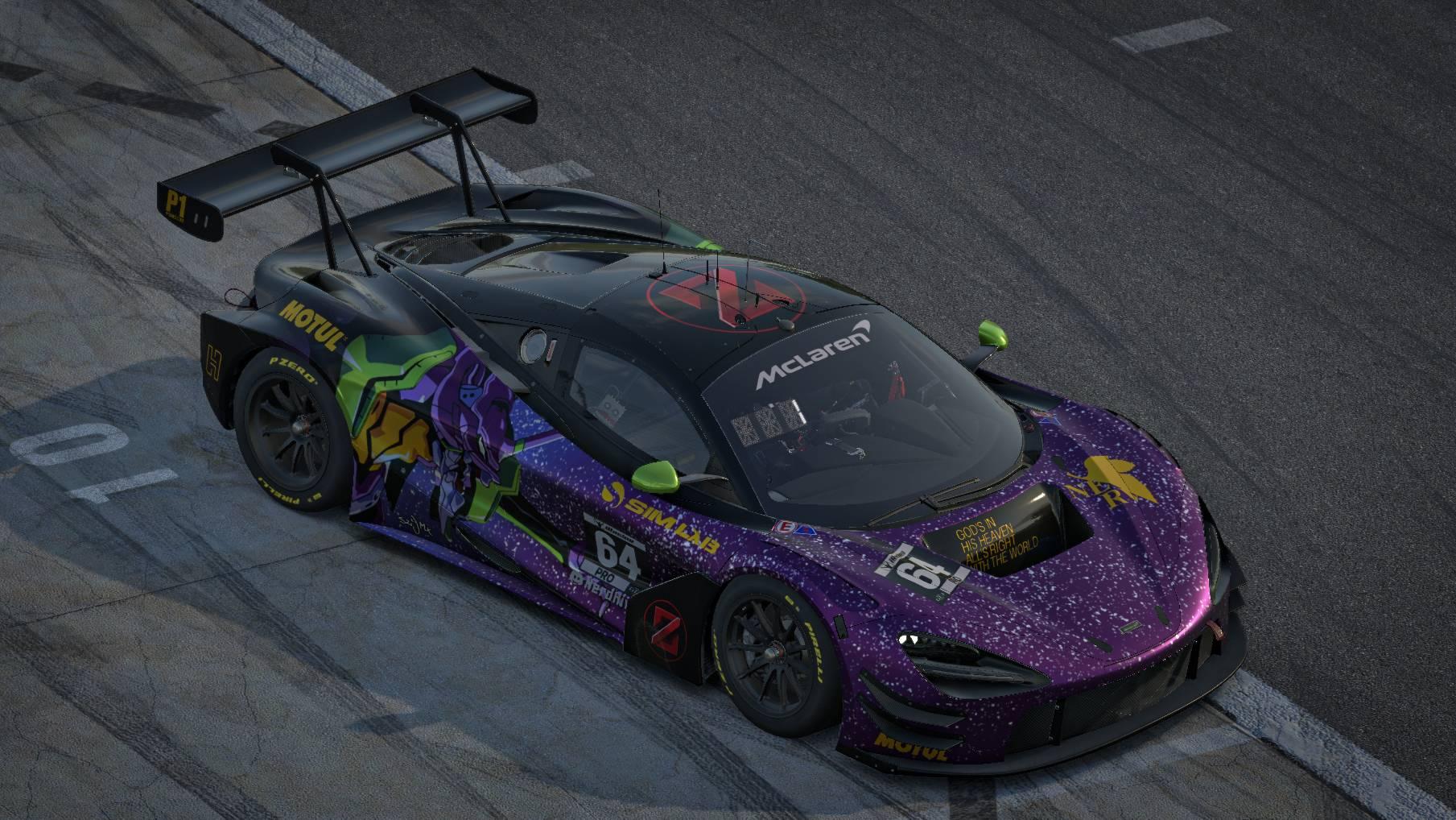 Preview of Neon Genesis Evangelion - Mclaren 720s G3 EVO by Szymon Pietraszko