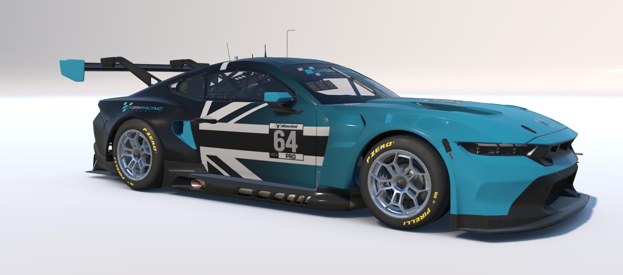 Preview of UKSR Ford Mustang GT3 Community Paint by Chris Eddisford2