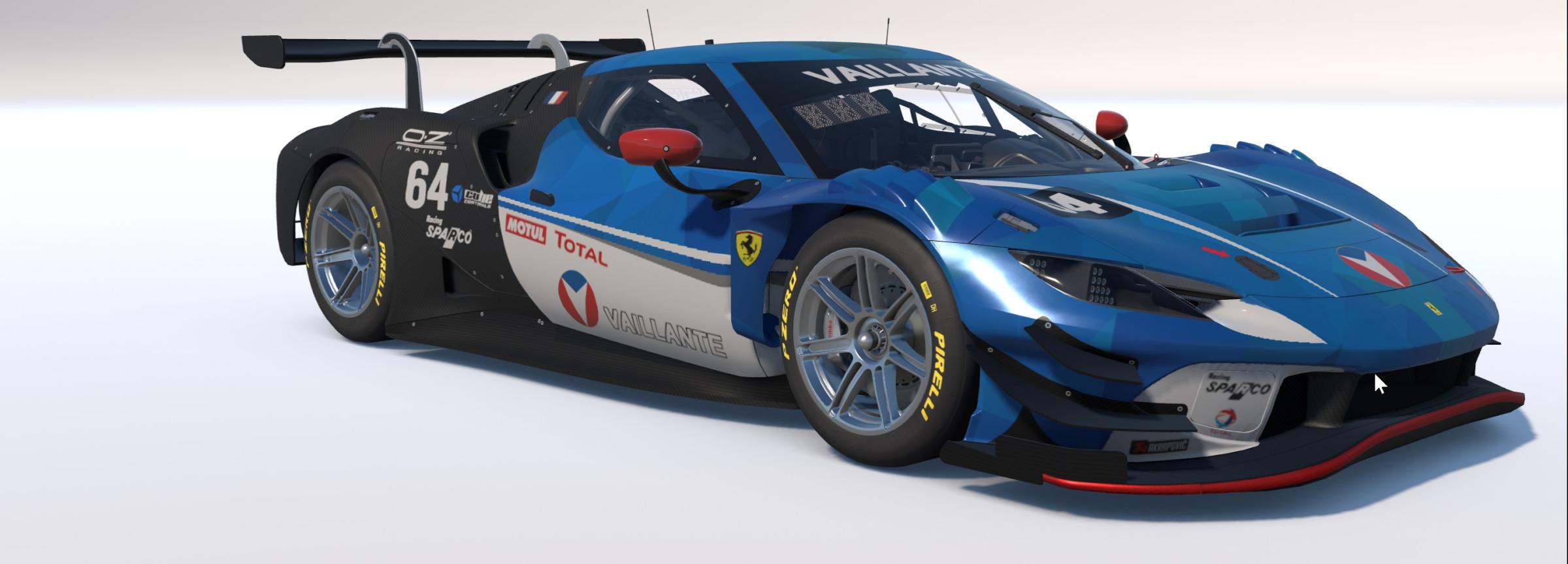 Preview of Ferarri 296 GT3 Team Vaillante by Philippe RICHARD
