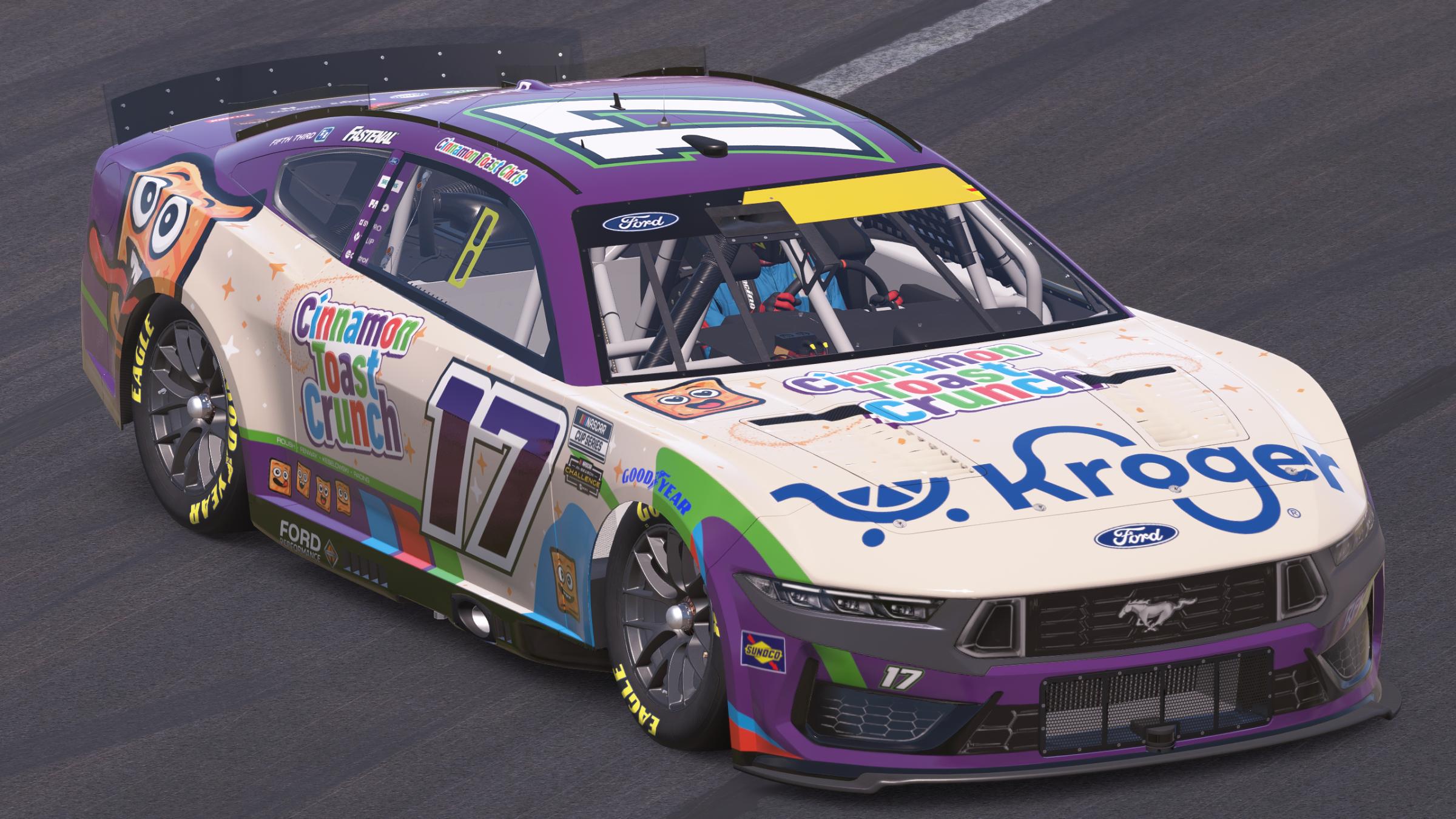 Chris Buescher RFK Racing Cinnamon Toast Crunch by Mick J