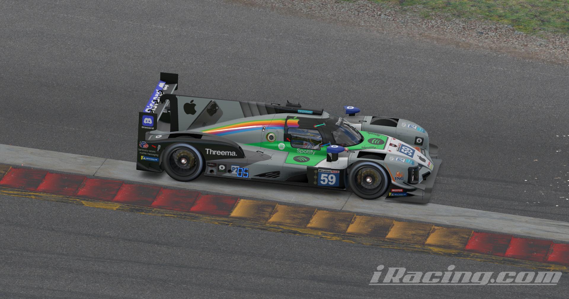 Preview of Apple Threema Spotify Dallara LMP2 Oreca 2025 by Christian Zielke