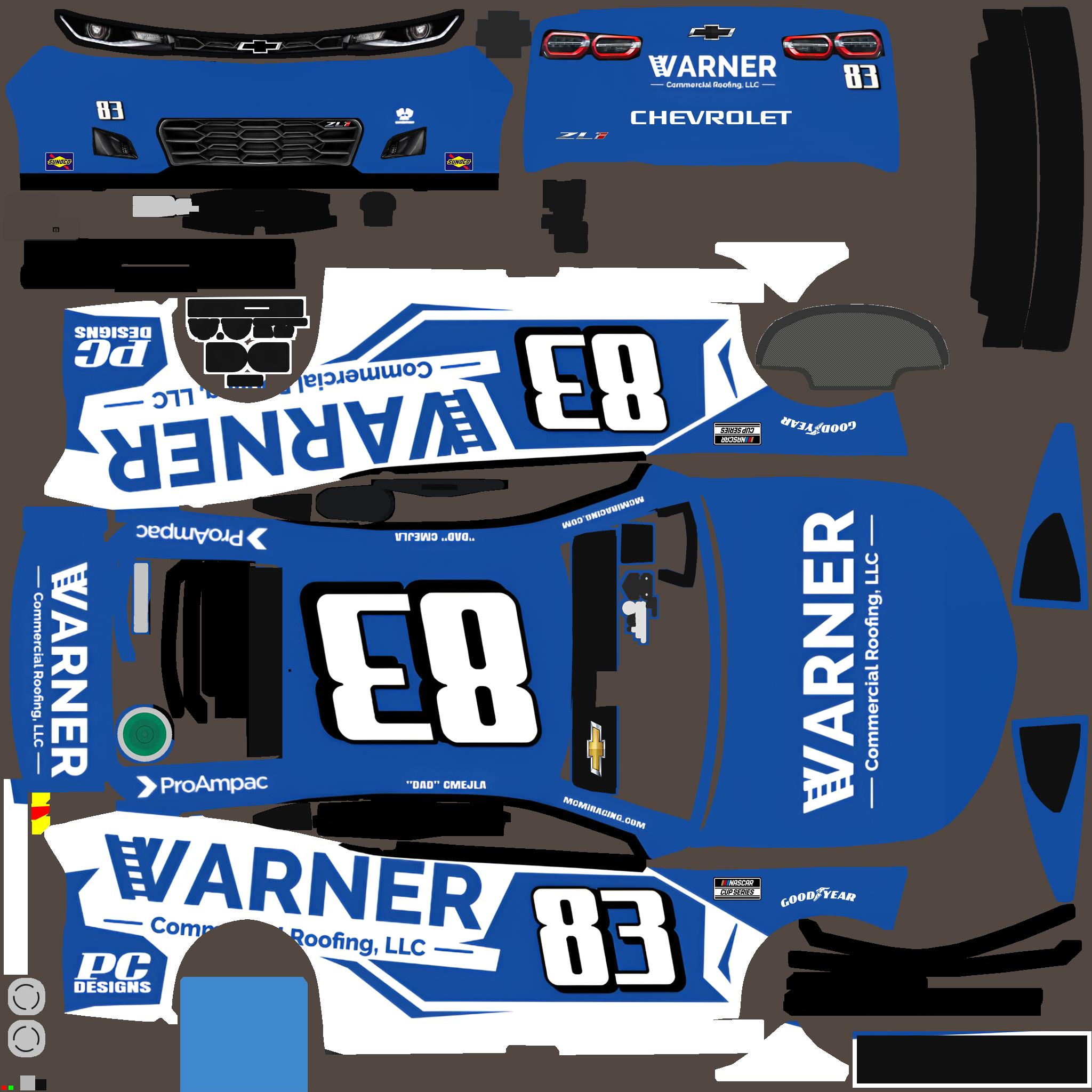 Preview of 2026 Brad. C #83 WARNER by Patrick C.