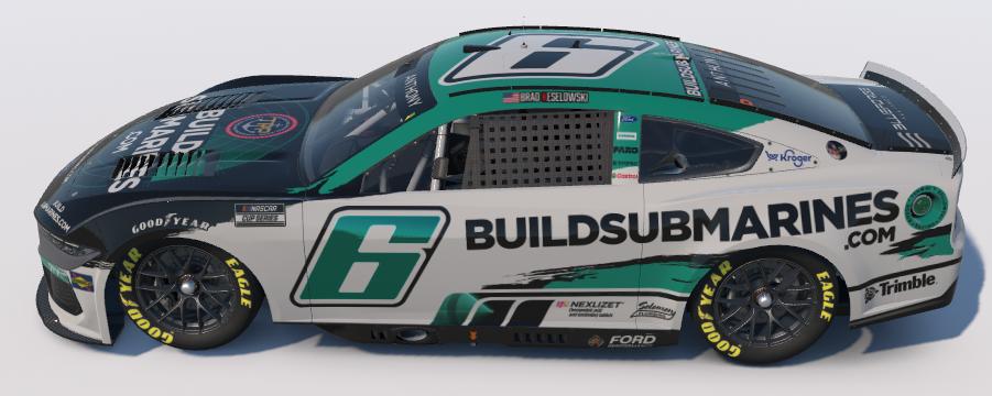 Preview of 2025 Brad Keselowski BuildSubmarines.com Custom Number by Jethro Anthony