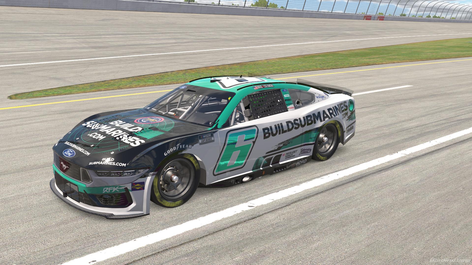 Preview of 2025 Brad Keselowski BuildSubmarines.com Custom Number by Jethro Anthony