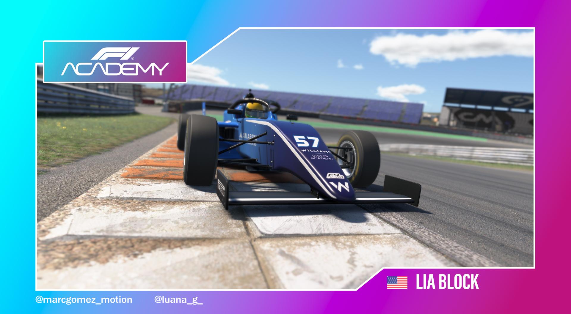 Preview of F1 Academy - Williams - Lia Block by Marcio Gomes3