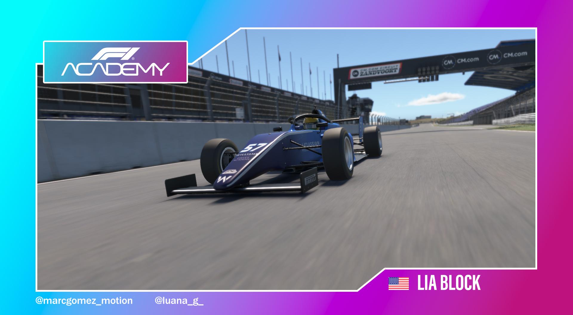 Preview of F1 Academy - Williams - Lia Block by Marcio Gomes3