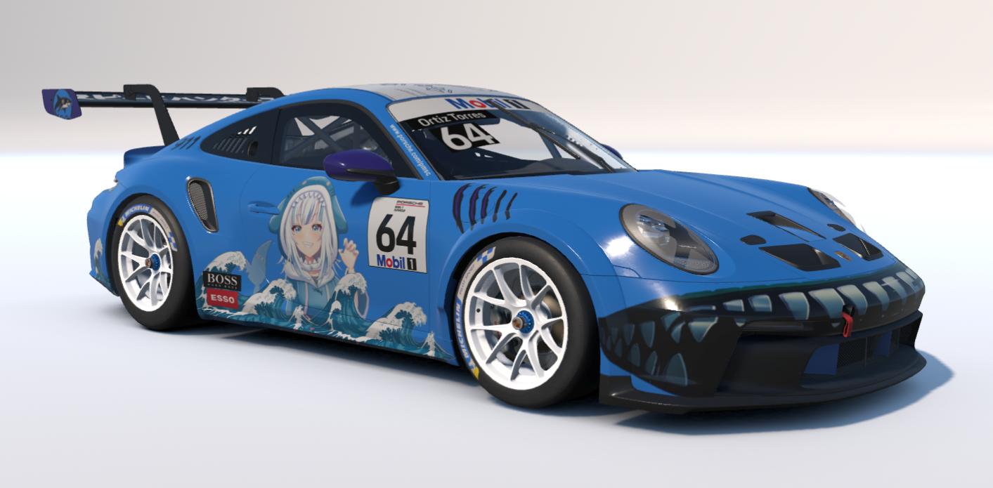 Preview of Sharxy Porsche 911 Cup RS(hark) Le Mans 2023 by Christian Ortiz Torres