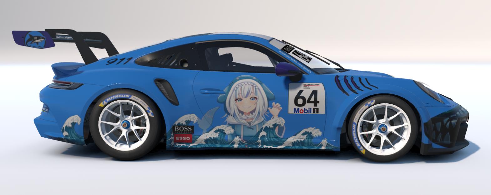 Preview of Sharxy Porsche 911 Cup RS(hark) Le Mans 2023 by Christian Ortiz Torres