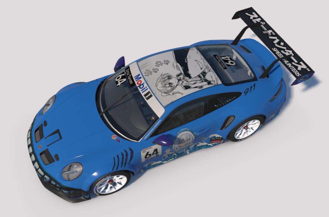 Preview of Sharxy Porsche 911 Cup RS(hark) Le Mans 2023 by Christian Ortiz Torres