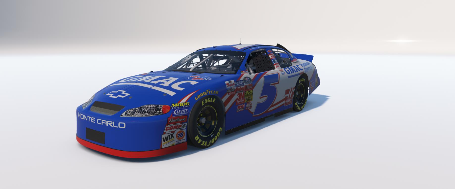 Preview of Brian Vickers GMAC 2003 BGN Monte Carlo Super Speedway Sim Stamped by Thomas Philbrick
