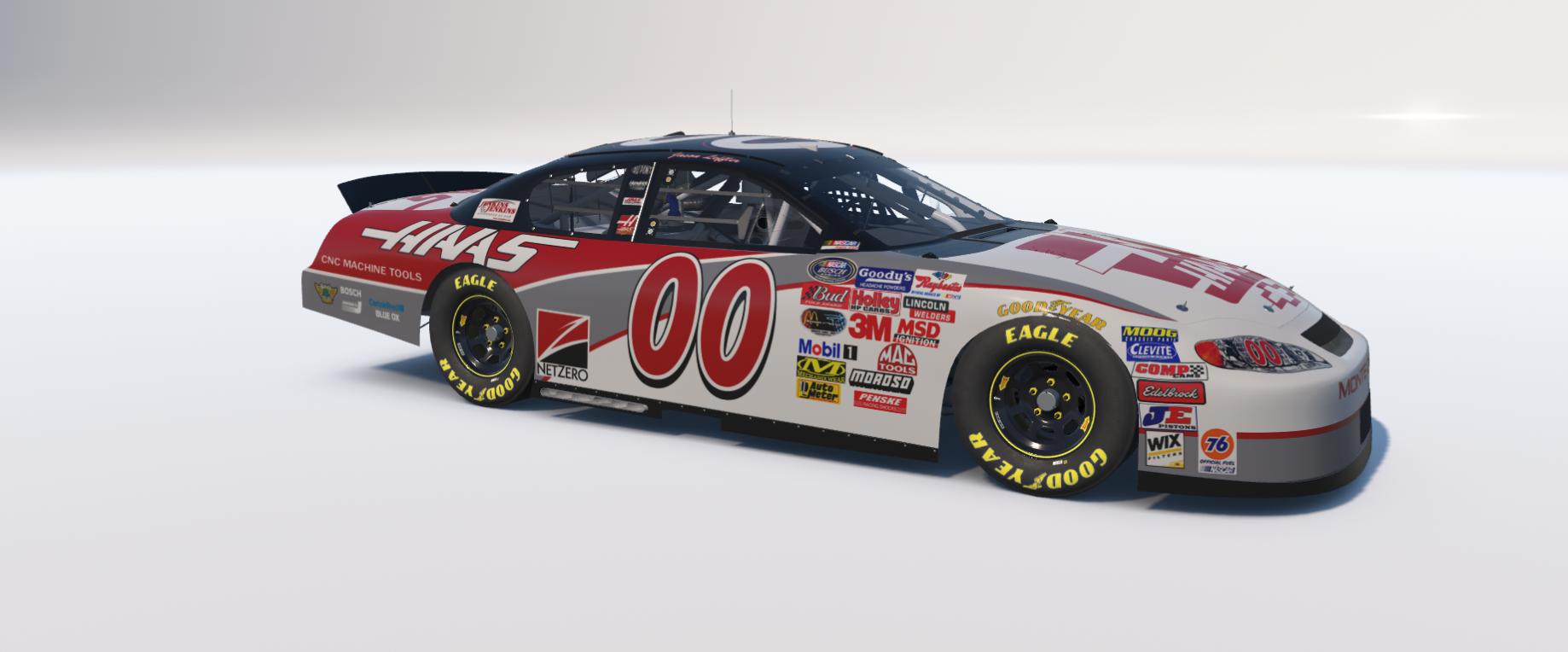 Preview of Jason Leffler Haas CNC 2003 BGN Monte Carlo Super Speedway Sim Stamped by Thomas Philbrick
