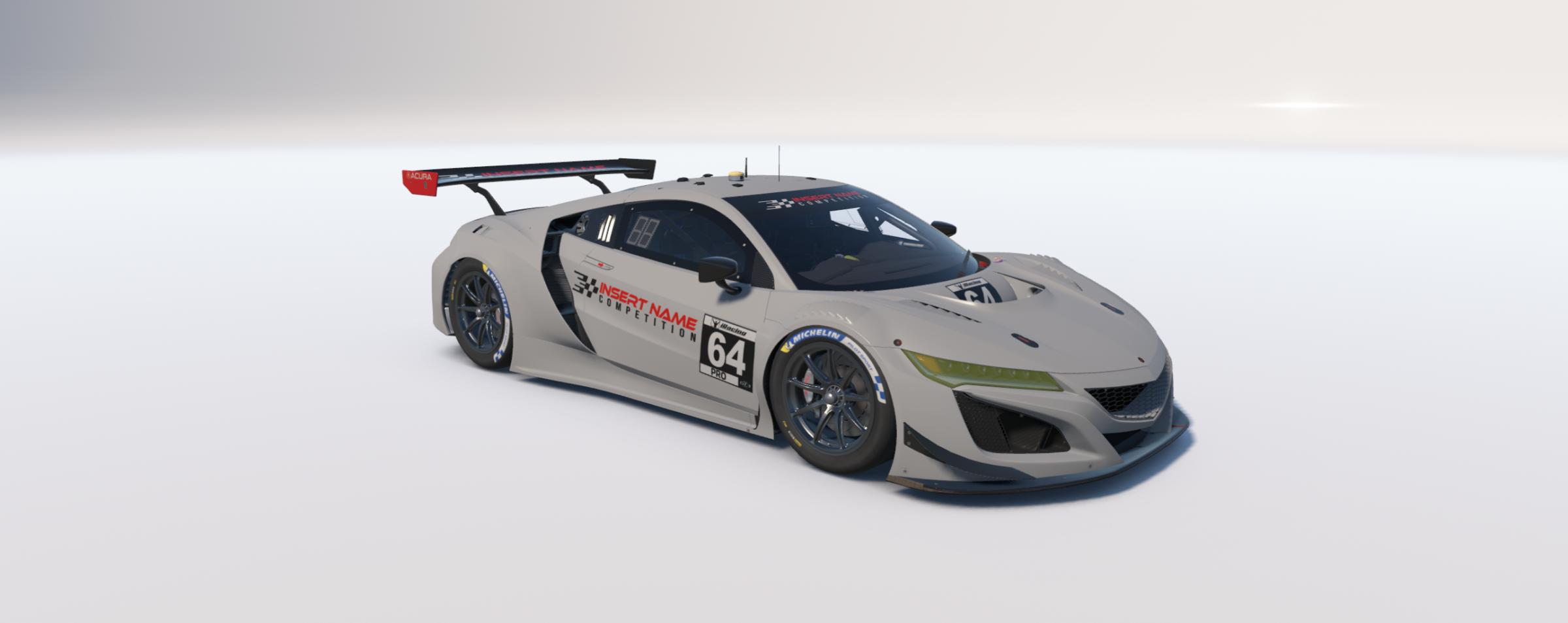 Preview of INSERT NAME COMPETITION - Acura NSX GT3 EVO 22 -  by Gustavo H F.