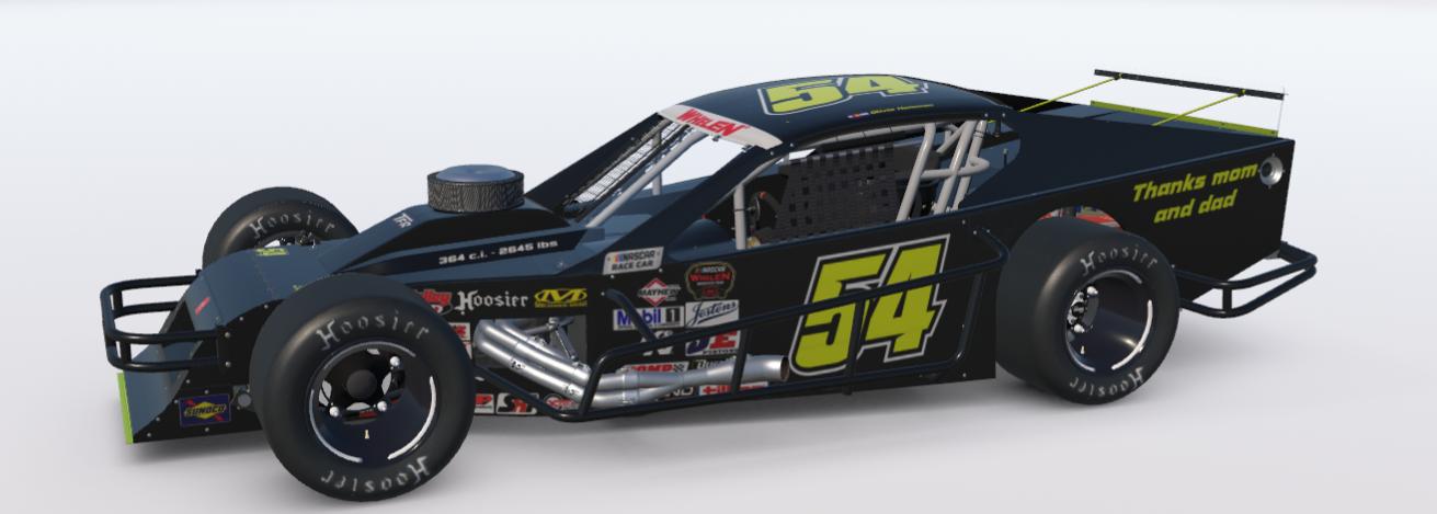 Hamman Racing 2025 Olivia Hamman Asphalt Modified by Olivia Hamman - Trading Paints