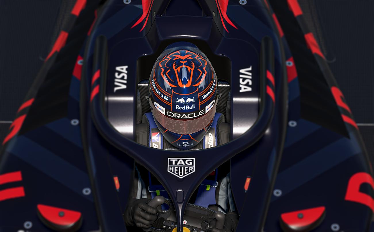 Preview of max verstappen 2025 orange spec by Daniel B.