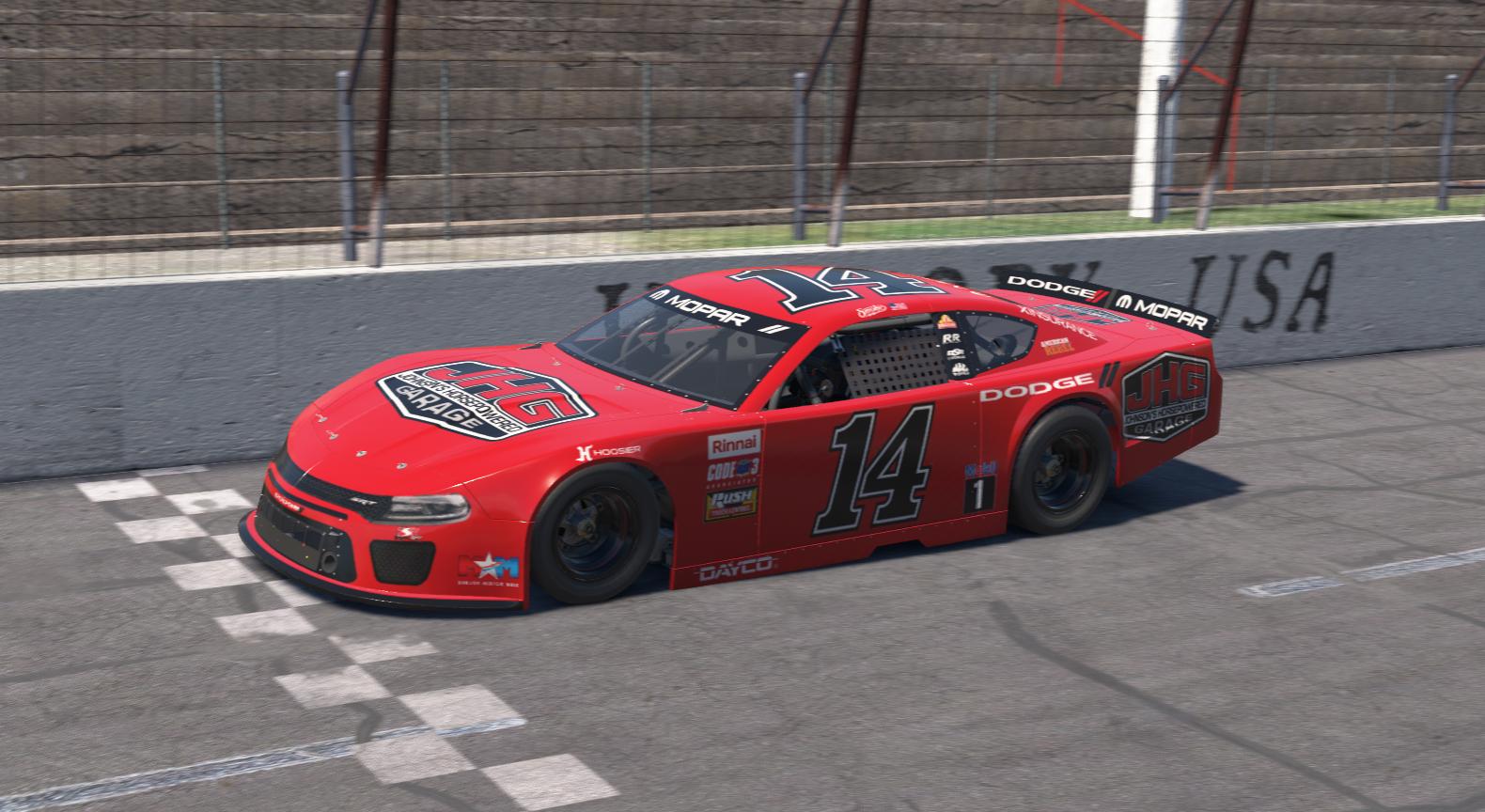 Preview of Johnsons Horsepowered Garage (Red) - Tony Stewart Racing by Jaxson Albin