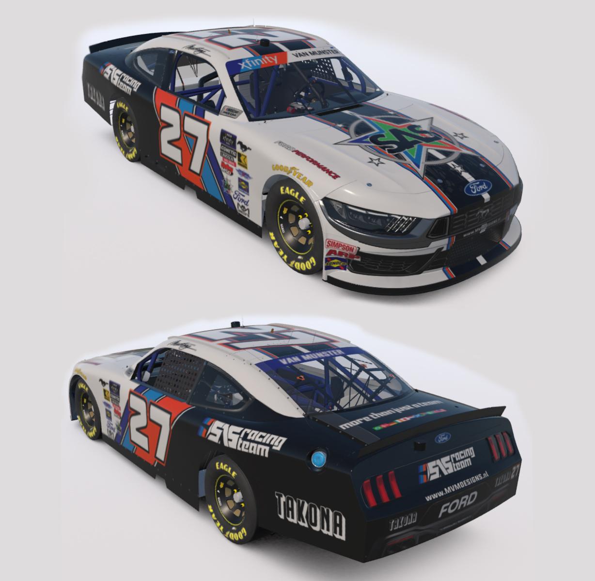 Preview of 2025 Takona SAS Racing Team Mustang by Martin Van Munster