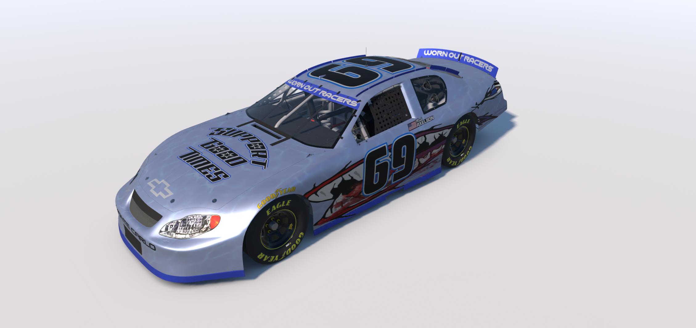 Preview of Sharky - Montel Carlo Gen 4 - Worn Out Racers - By Sharky by Sharky A.