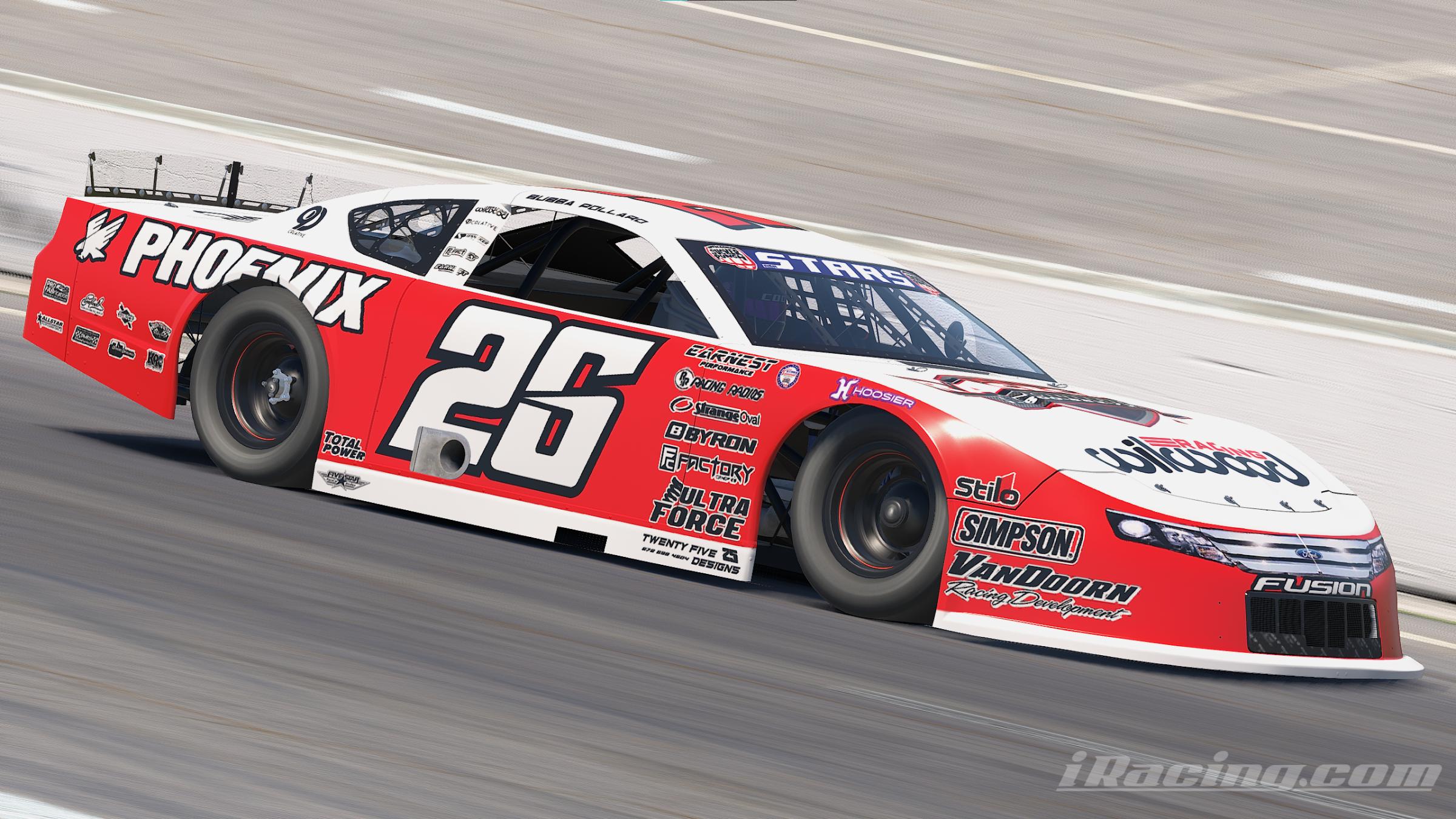 Preview of Bubba Pollard 2025 ASA Stars Red Replica (Custom #) by Austin Cook3