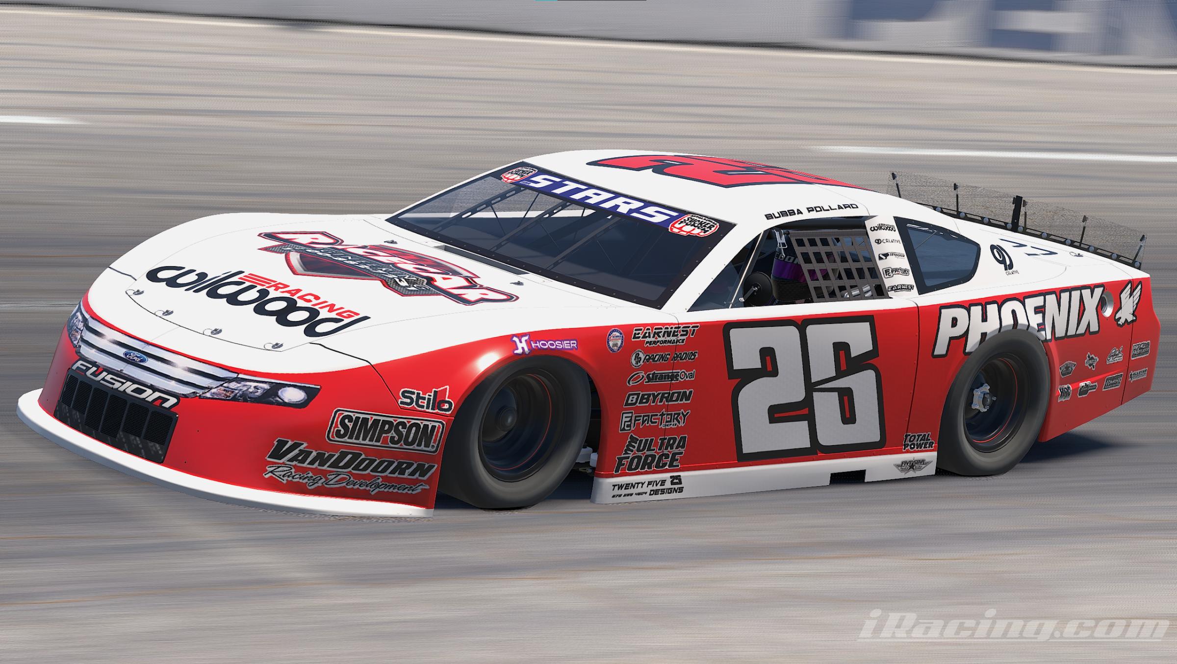 Preview of Bubba Pollard 2025 ASA Stars Red Replica (Custom #) by Austin Cook3
