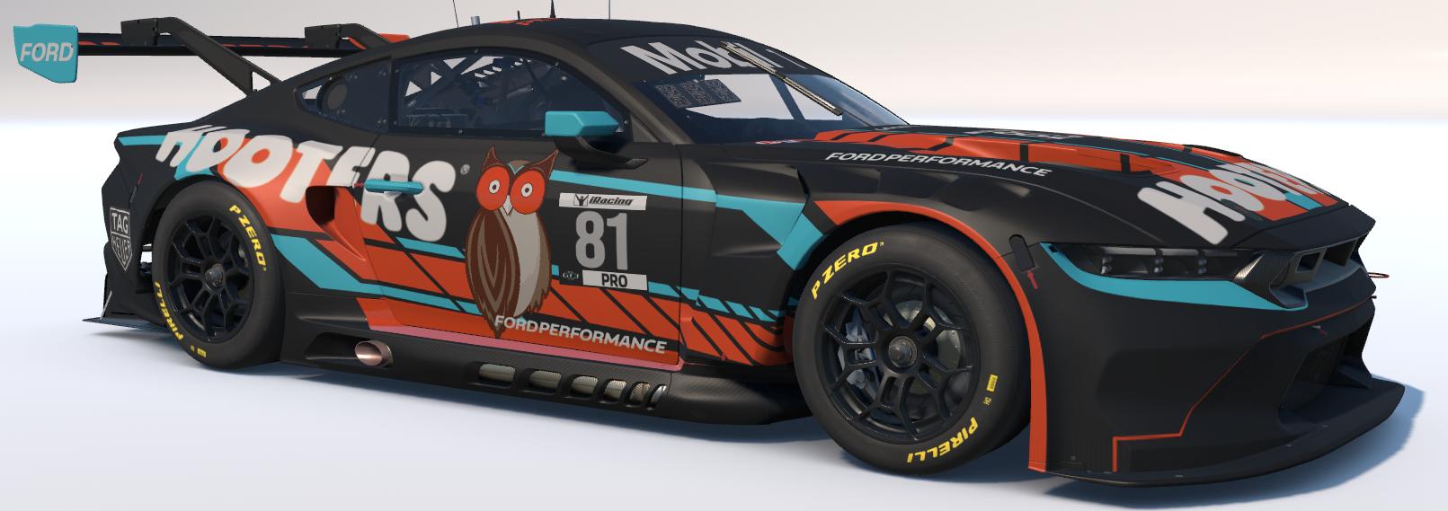 Preview of Hooters Mustang GT3 by Drake Heinz