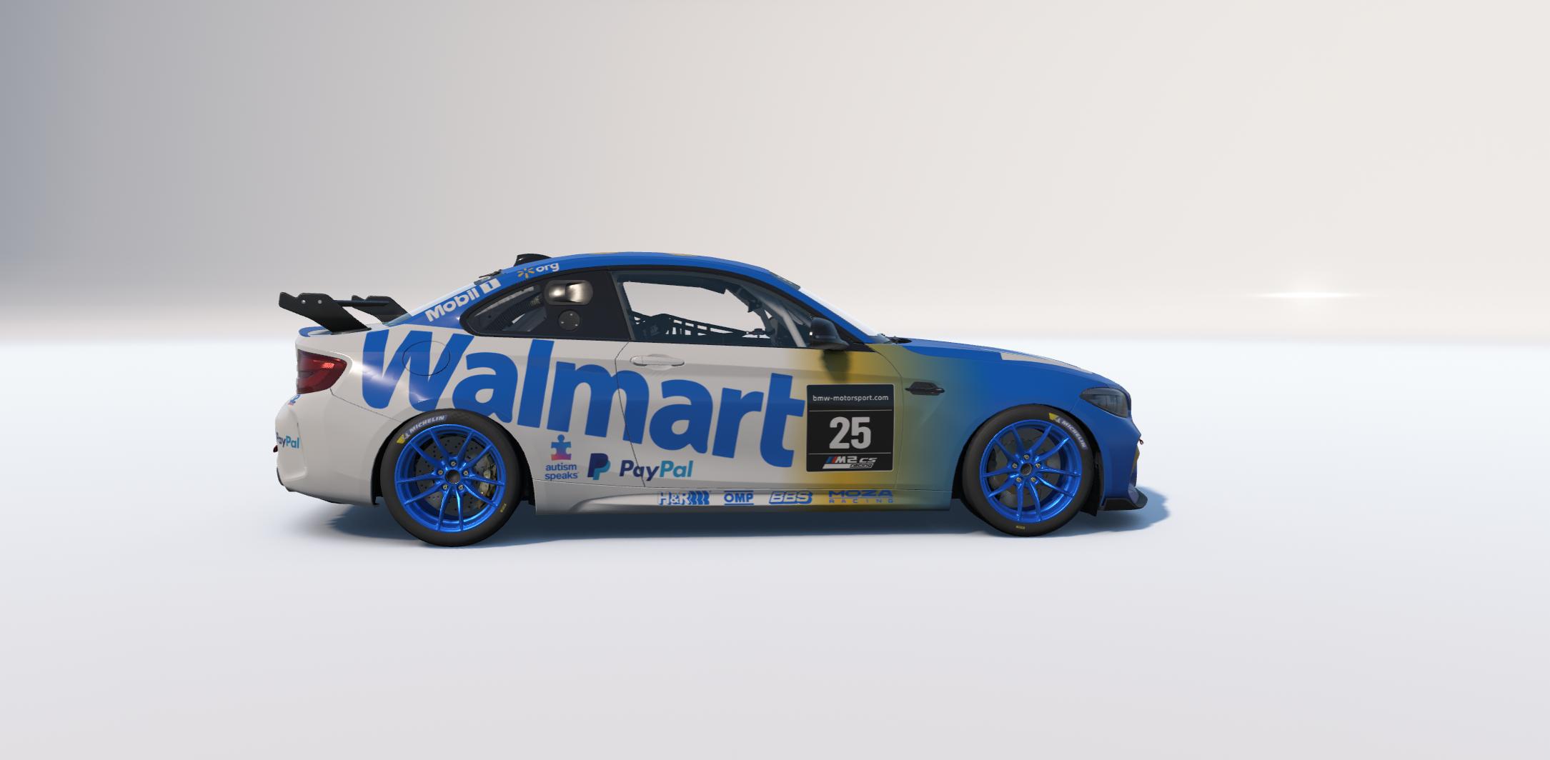 Preview of BMW M2 CS Racing Team Walmart 2025 by Johnny McNamara