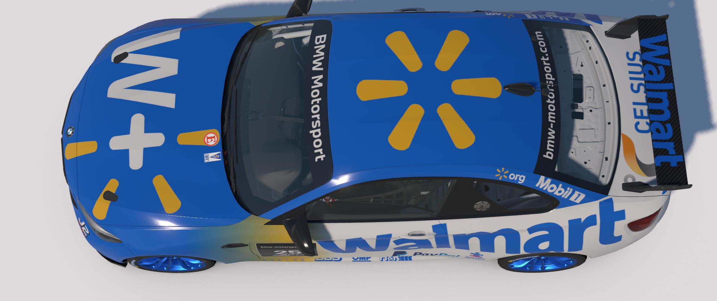 Preview of BMW M2 CS Racing Team Walmart 2025 by Johnny McNamara