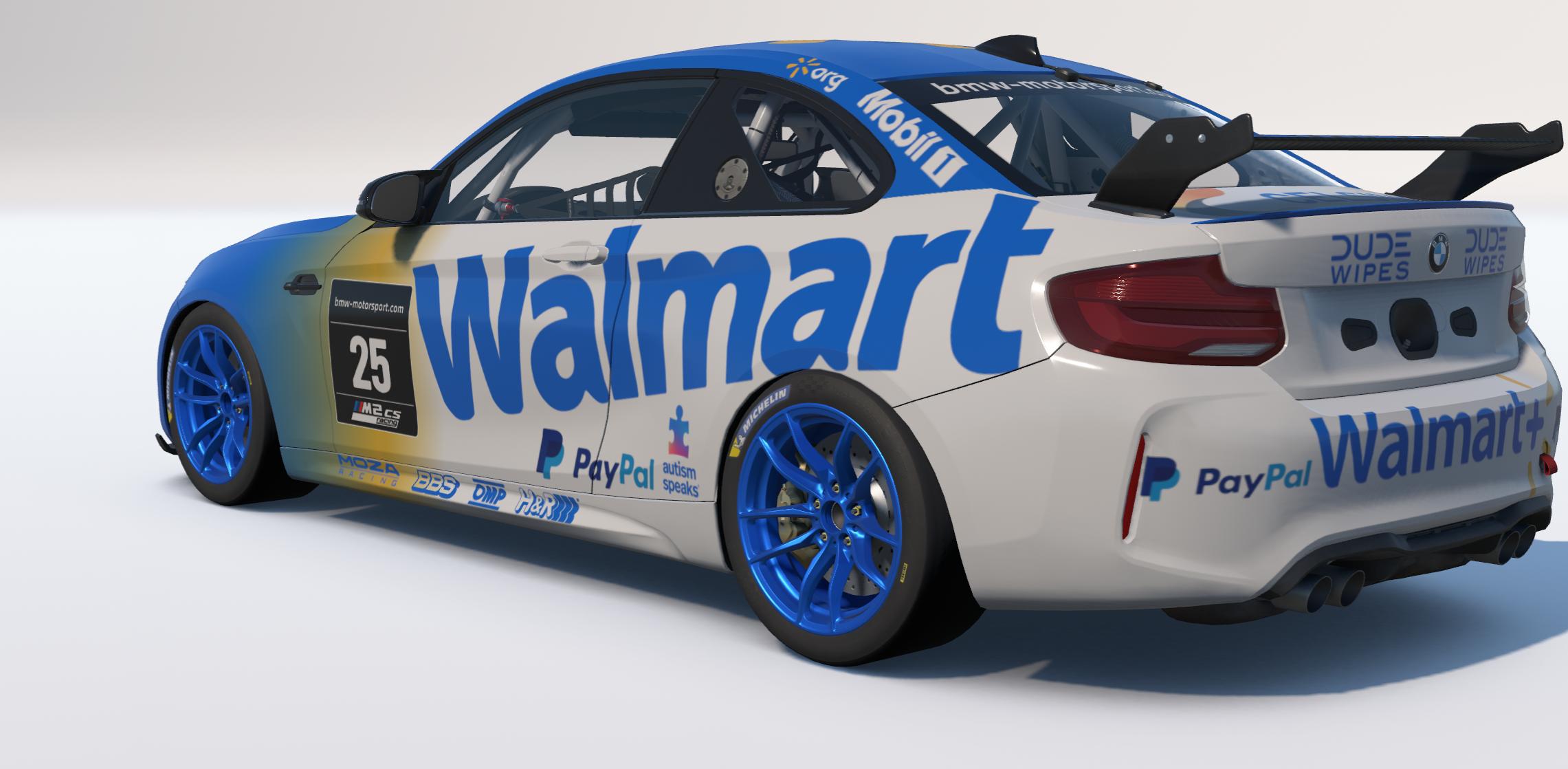 Preview of BMW M2 CS Racing Team Walmart 2025 by Johnny McNamara