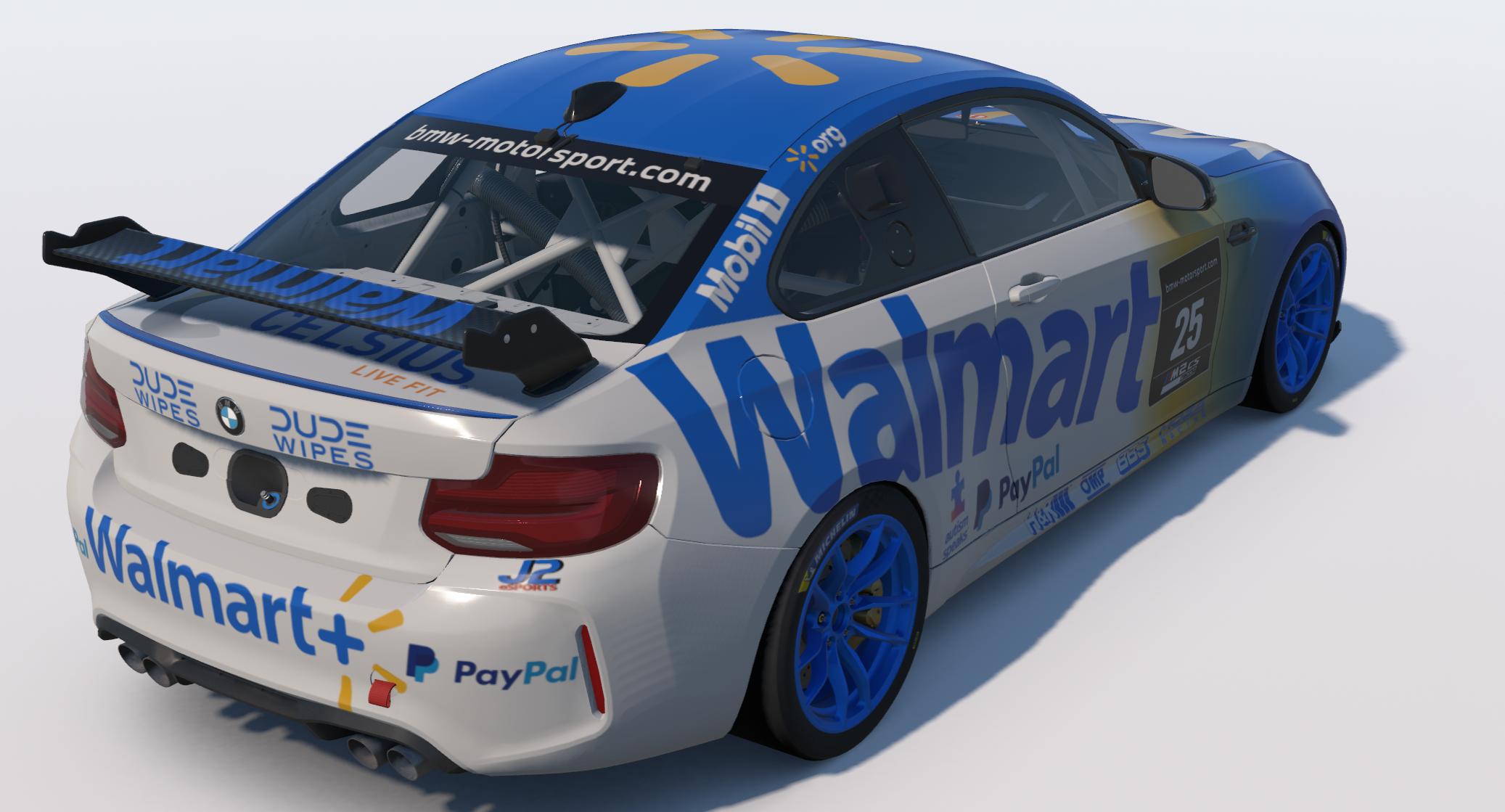 Preview of BMW M2 CS Racing Team Walmart 2025 by Johnny McNamara