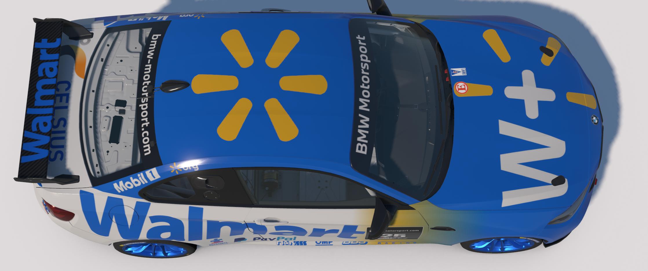 Preview of BMW M2 CS Racing Team Walmart 2025 by Johnny McNamara
