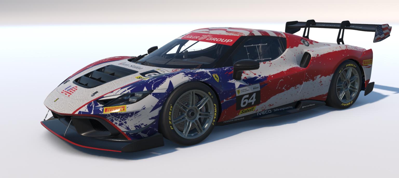 Preview of USA Ferrari Livery Design by Emiliano G Videla