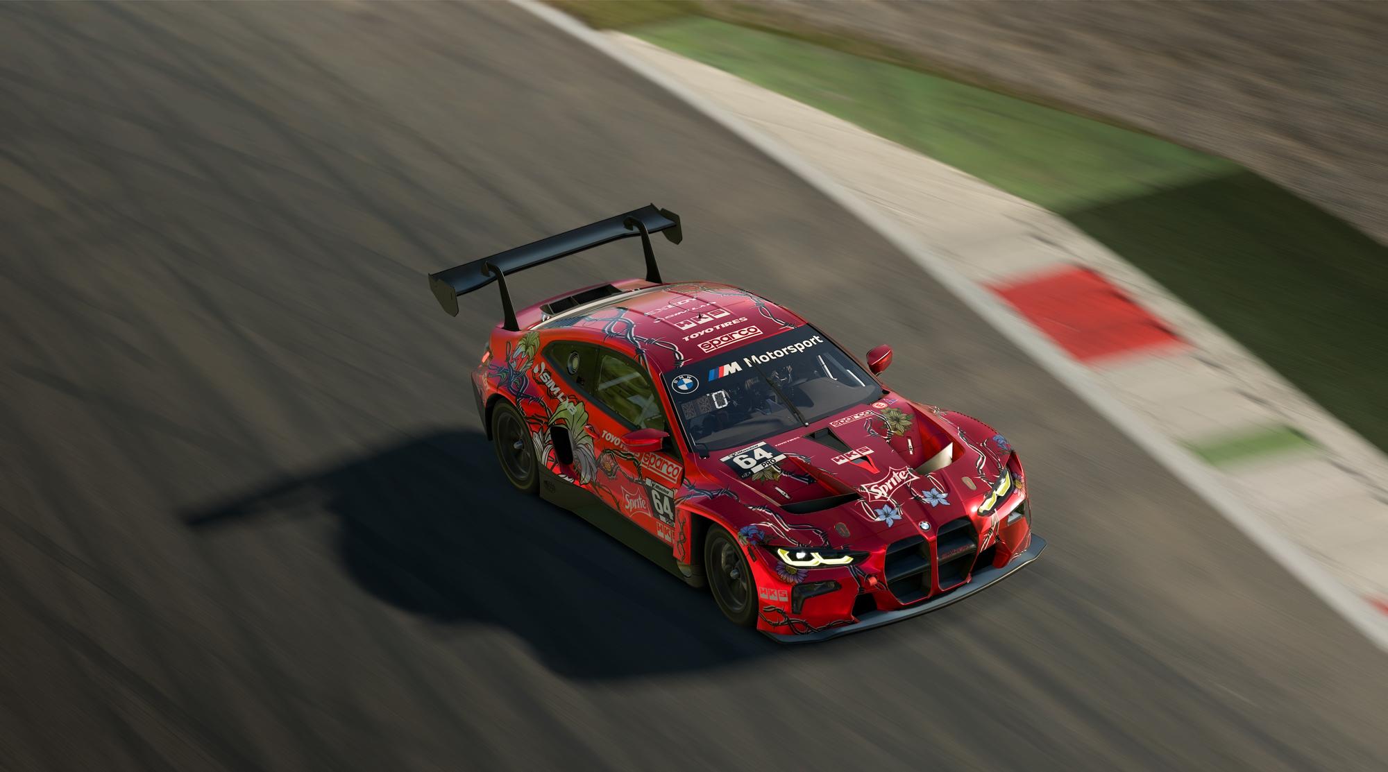 Preview of BMW M4 GT3 - Barbed wire Flower by Ignas V.