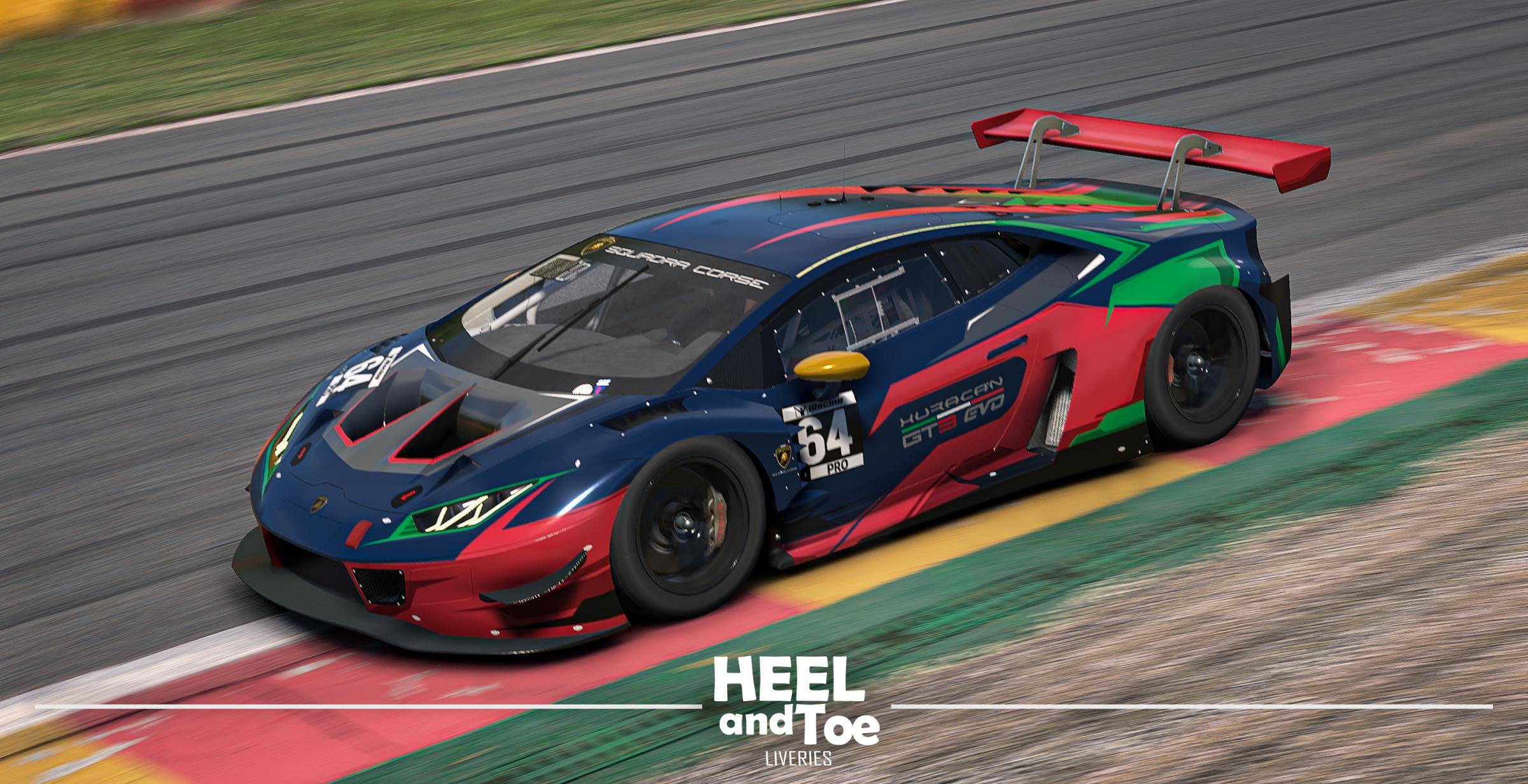 Preview of Squadra Corsa Livery - Lamborghini Huracan GT3 EVO by Jai L.