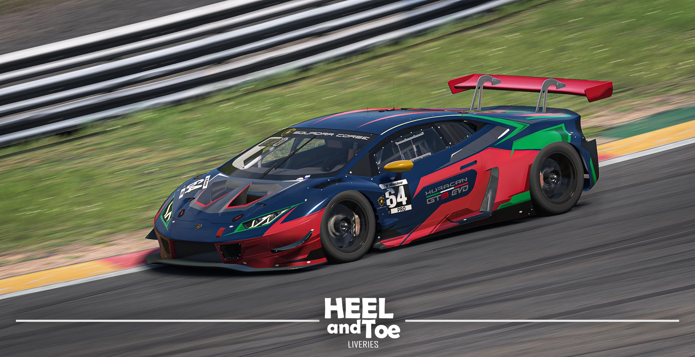Preview of Squadra Corsa Livery - Lamborghini Huracan GT3 EVO by Jai L.