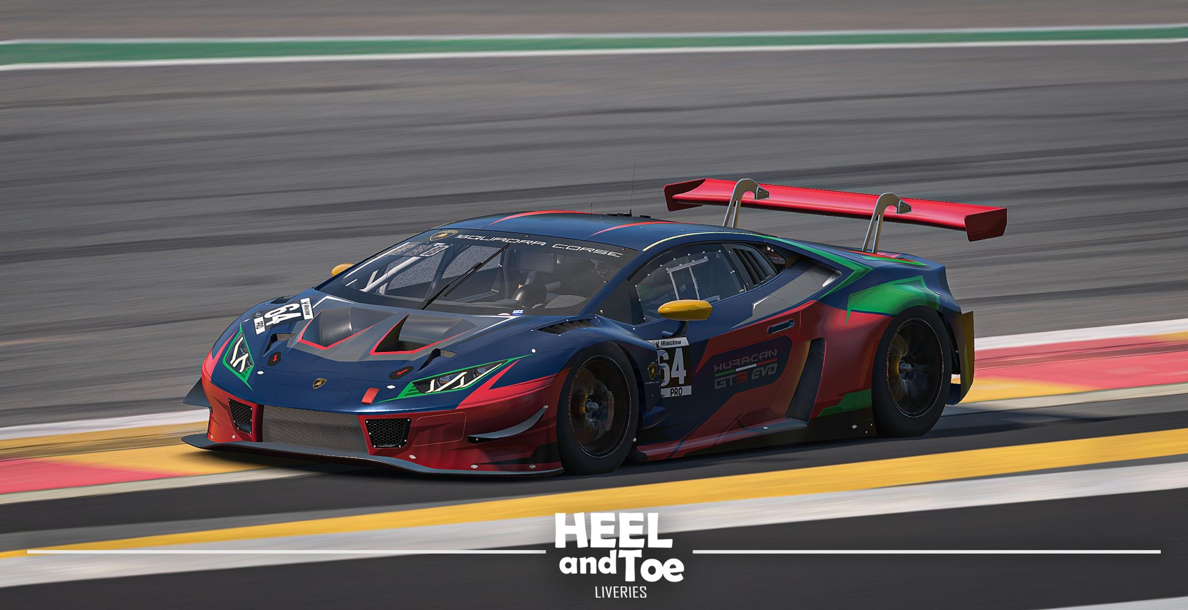 Preview of Squadra Corsa Livery - Lamborghini Huracan GT3 EVO by Jai L.