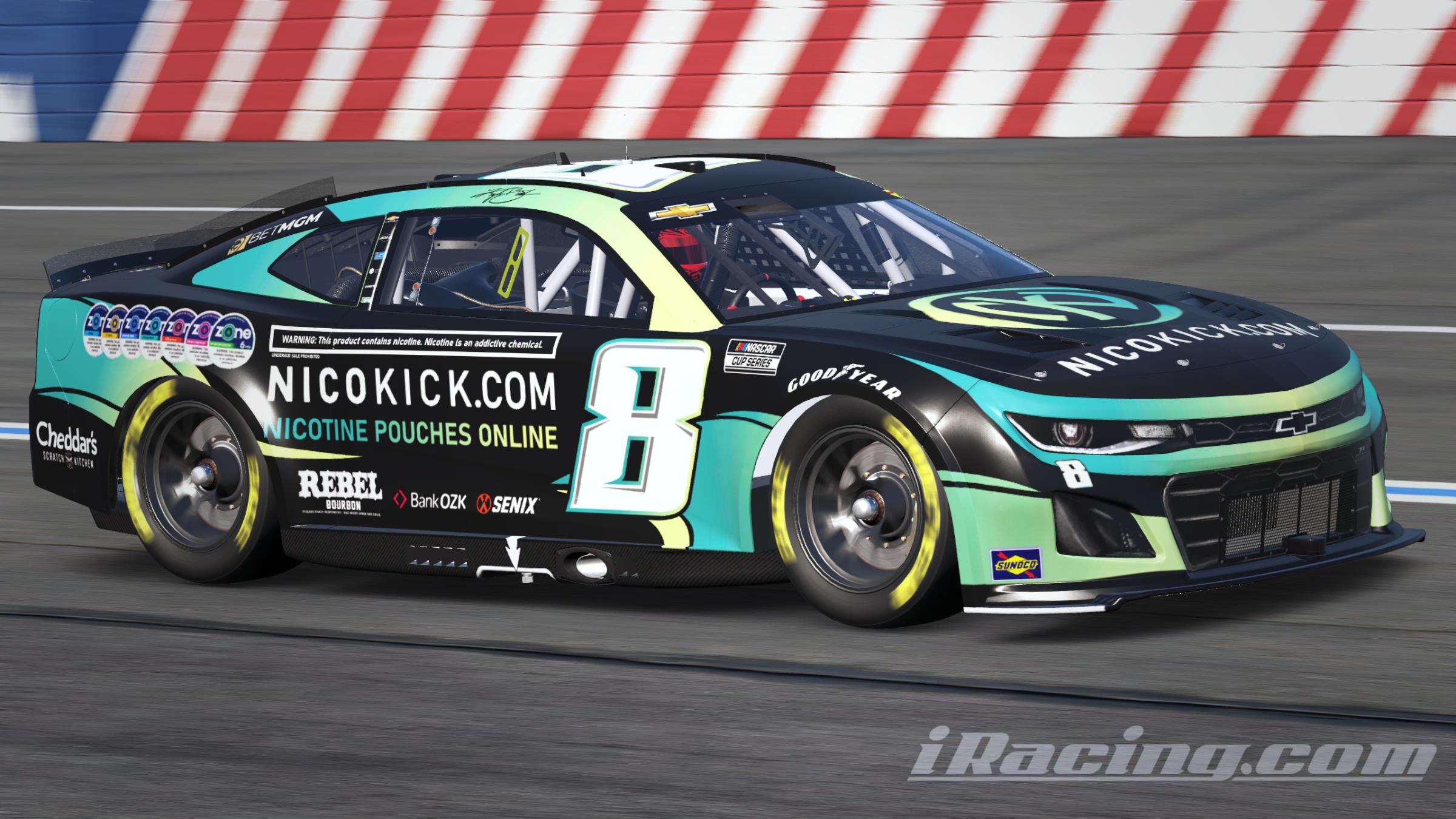 Preview of Kyle Busch 2025 Nicokick (Sim #) by Gary P.