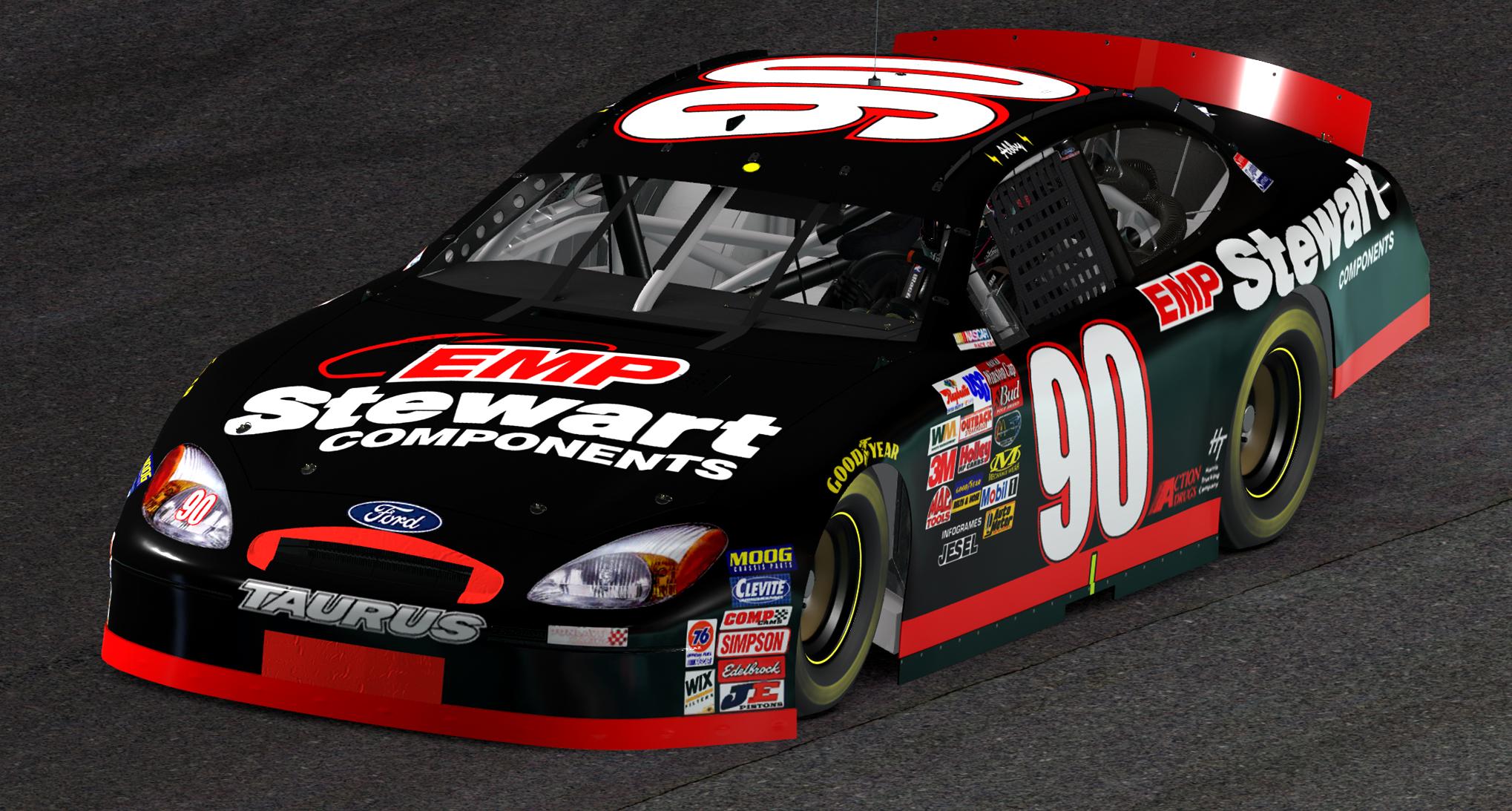 Preview of #90 Jason Hedlesky / Donlavey Racing - EMP Stewart 2003 ARCA / Cup by Abigail von Exner
