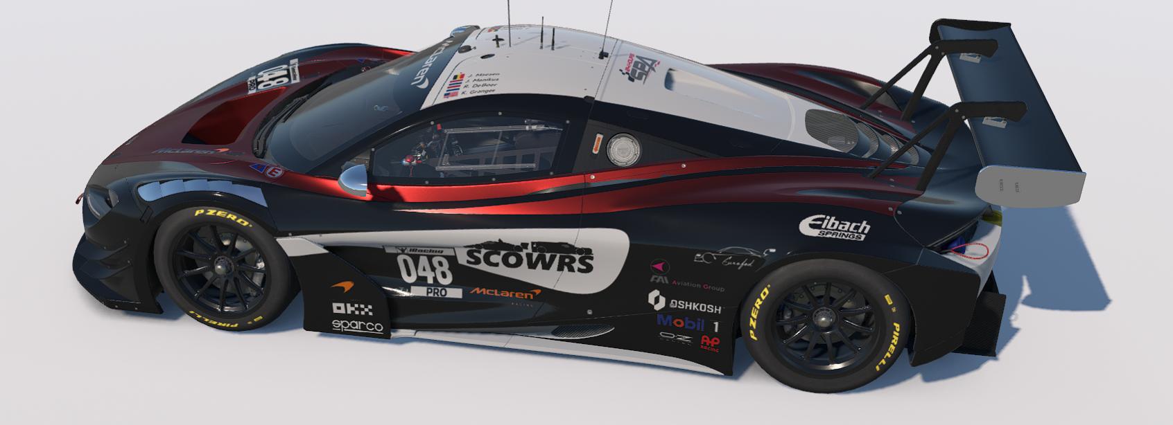Preview of SCOWRS McLaren 2025 SPA 24 White by Kyle Granger