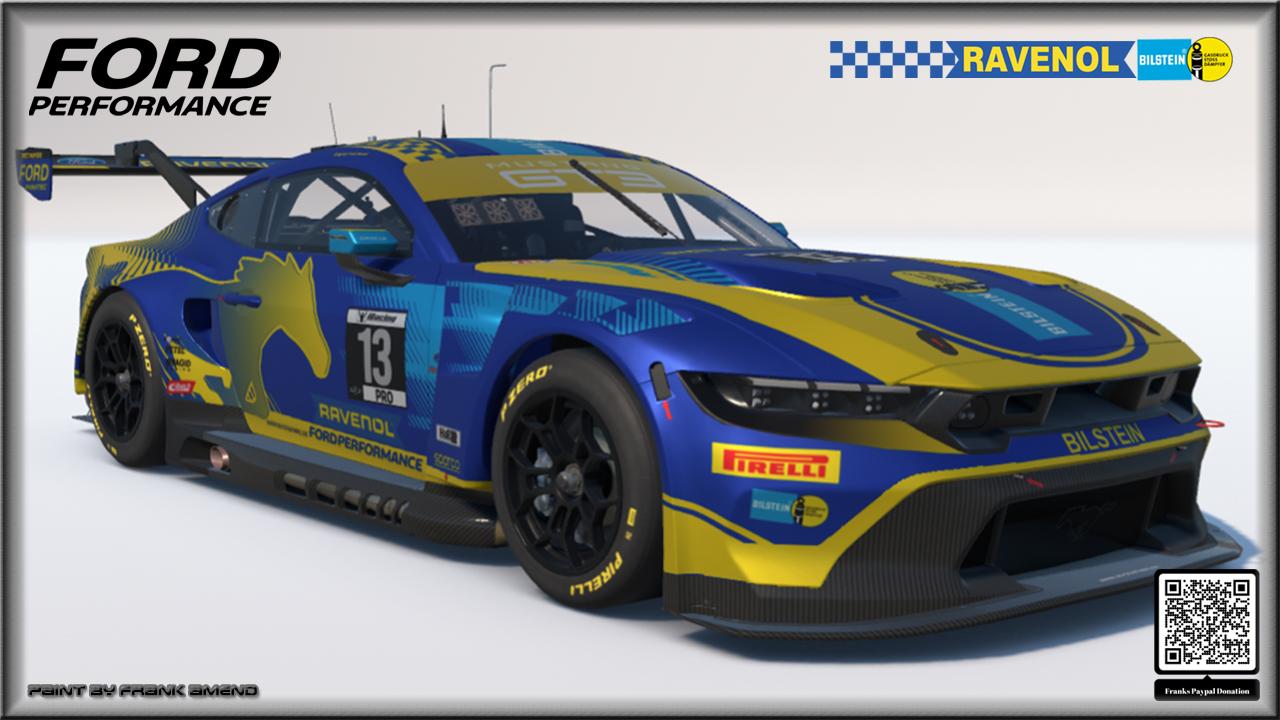 Preview of Bilstein Ravenol Ford Mustang GT3 by Frank Amend