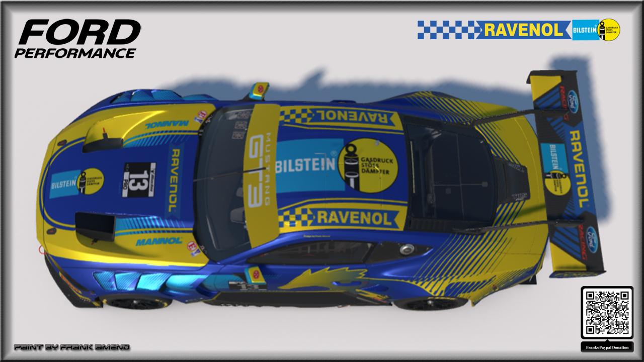 Preview of Bilstein Ravenol Ford Mustang GT3 by Frank Amend