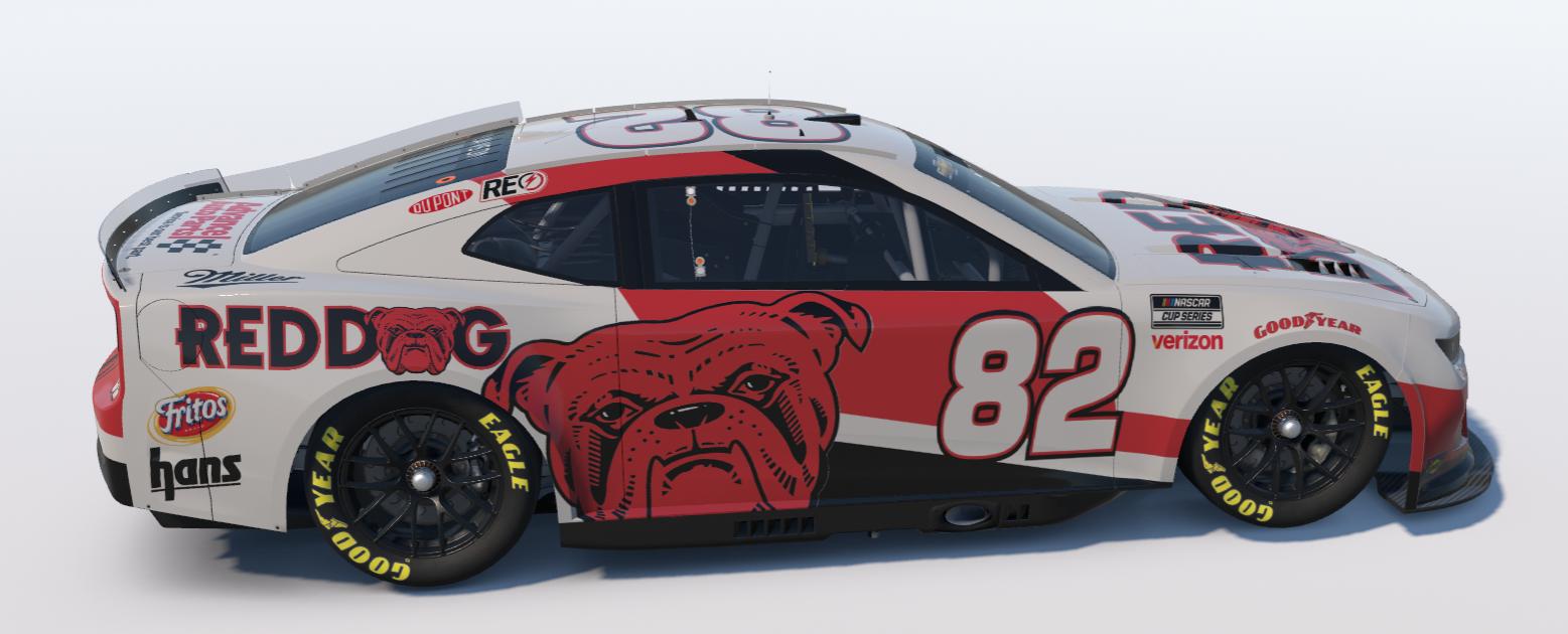 Preview of Miller Red Dog NASCAR Cup Series Next Gen Chevrolet Camaro ZL1 by Ronald Lawson2