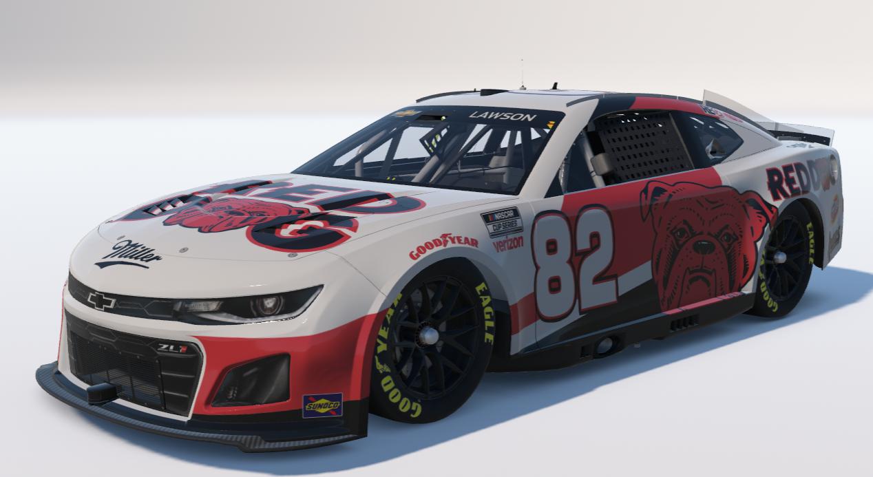 Preview of Miller Red Dog NASCAR Cup Series Next Gen Chevrolet Camaro ZL1 by Ronald Lawson2